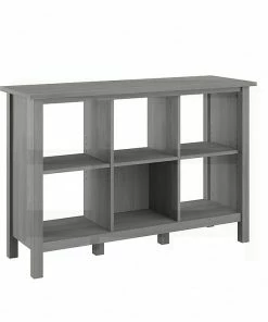 Flash Sale 🛒 Bush Furniture Broadview 6-Shelf 30"H Cube Bookcase, Modern Gray (BDB145MG-03) ❤️