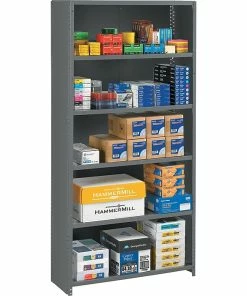 Cheapest ๐ Tennsco® Closed Commercial Steel Shelving, 6-Shelf, Medium Gray, 75Hx36Wx12"D ๐