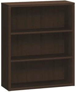 Budget 💯 HON 10500 Series Bookcase, 3 Shelves, 36"W, Mocha Finish (HON105533MOMO) ⭐