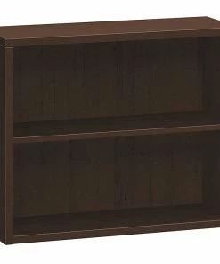 Best Sale 🤩 HON 10500 Series Bookcase, 2 Shelves, 36"W, Mocha Finish (HON105532MOMO) ✔️