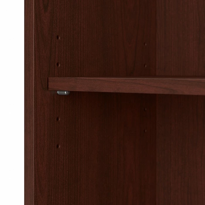 Outlet ๐ฏ Bush Furniture Cabot 5 Shelf 66"H Bookcase, Harvest Cherry (WC31466-03) ๐ฏ - Image 5