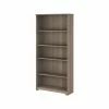 Deals 👍 Bush Furniture Cabot 5 Shelf 66"H Bookcase, Ash Gray (WC31266) 🌟