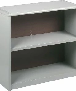 Coupon 🌟 Safco ValueMate Economy 2-Shelf 28"H Steel Bookcase, Gray (7170GR) ⌛