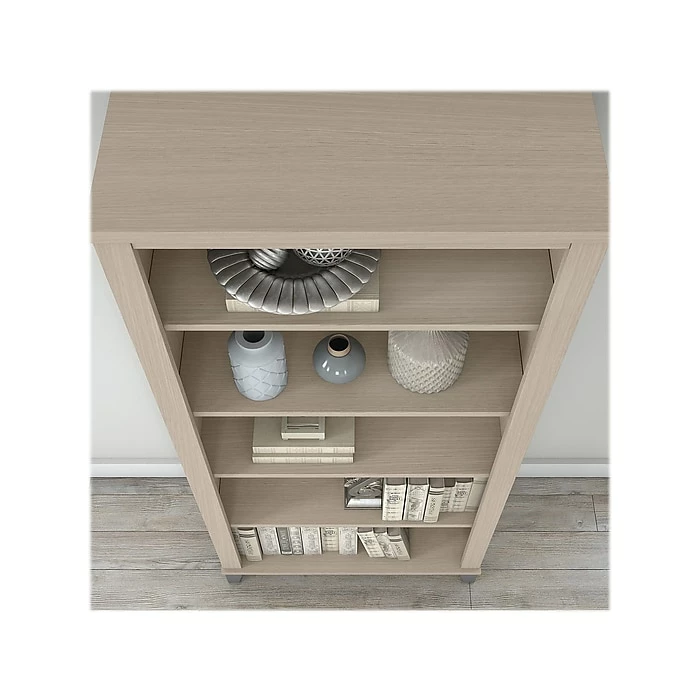New ๐ Bush Furniture Somerset 5-Shelf 65"H Bookcase, Sand Oak (WC81165) ๐ - Image 7