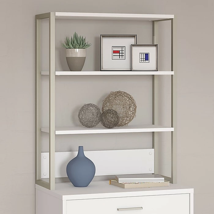 Buy ๐คฉ Office By Kathy Ireland® Method Bookcase Hutch, White (KI70206) ๐ - Image 2
