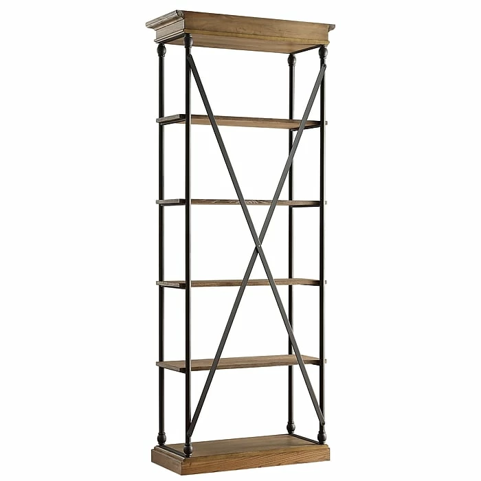 Brand new 🎉 HomeBelle 33"W Metal Bookcase (78E29612S3A) 🌟 - Image 5