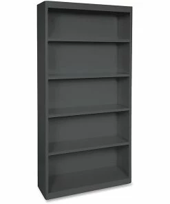 Coupon 🎉 Hirsh Industries Lorell Fortress Series 5-Shelf 72" Bookcase, Black (LLR41291) ✨