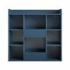 Deals 🎉 Ameriwood Tyler 9-Shelf 41"H Toy Storage Bookcase, Navy (4865837COM) 🔥