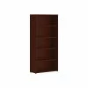Budget 🌟 HON Mod 5-Shelf 65"H Bookcase, Traditional Mahogany (HLPLBC3013B5.LTM1) 🧨