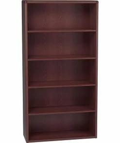 Cheapest 🎉 HON 10700 Series Bookcase, Mahogany, 5-Shelf, 69.22"H 🤩