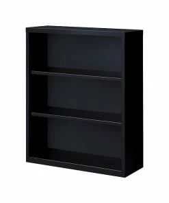 Buy 🎁 Hirsh HL8000 Series 3-Shelf 42"H Steel Bookcase, Black (21990) ✨