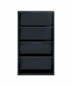 Brand new 🎉 Hirsh HL8000 Series 4-Shelf 60"H Steel Bookcase, Black (21993) 🌟