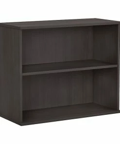 Best deal ⌛ Bush Business Furniture Hybrid 2-Shelf 29"H Small Bookcase, Storm Gray (HY3036SG-Z) 🎉