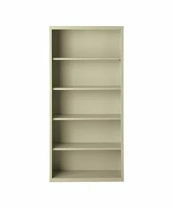 Hot Sale 🎉 Hirsh HL8000 Series 5-Shelf 72"H Steel Bookcase, Putty (21995) 😉