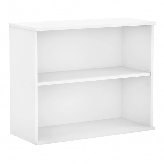 Buy ❤️ Bush Business Furniture 2-Shelf 29"H Bookcase, White (BK3036WH) 👏