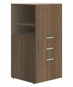 Coupon ⭐ Union & Scale™ Workplace2.0™ 1 Shelf 49"H Laminate Storage Tower, Pinnacle (UN57505) 🛒