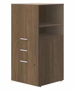 Hot Sale 🤩 Union & Scale™ Workplace2.0™ 1 Shelf 49"H Laminate Storage Tower, Pinnacle (UN57501) 🥰