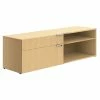 Coupon ✔️ Union & Scale™ Workplace2.0™ 1 Shelf 20"H Laminate Low Credenza, Maple (UN57484) 🔔