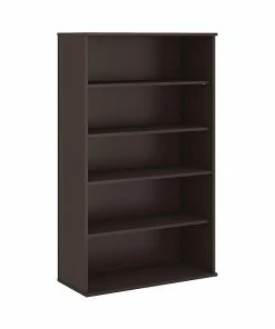 Top 10 😍 Bush Business Furniture 66H 5 Shelf Bookcase, Mocha Cherry (BK6636MR) 💯