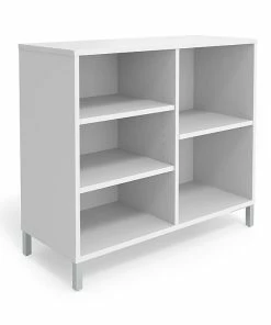 Deals ⌛ Union & Scale™ Essentials 5 Shelf 31"H Laminate Bookcase, White (UN56978) ⭐