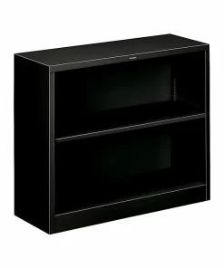 Best Pirce 🥰 HON Brigade 2-Shelf 29"H Bookcase, Black Steel (HONS30ABCP) 👏