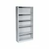 Promo ⌛ HON Brigade 5-Shelf 71"H Bookcase, Light Gray Steel (HS72ABCQ) 🎉