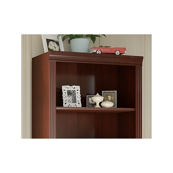 Discount โญ Kathy Ireland® Home By Bush Furniture Bennington 5 Shelf Bookcase, Harvest Cherry (WC65515-03) โจ - Image 3