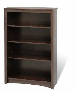 Best deal 🎁 Prepac™ 4 Shelf Bookcase, Espresso 🌟