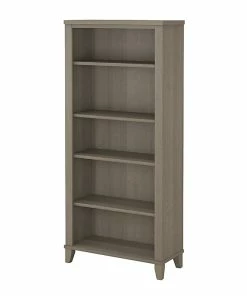Best reviews of 👍 Bush Furniture Somerset 5 Shelf Bookcase, Ash Gray (WC81665) 💯