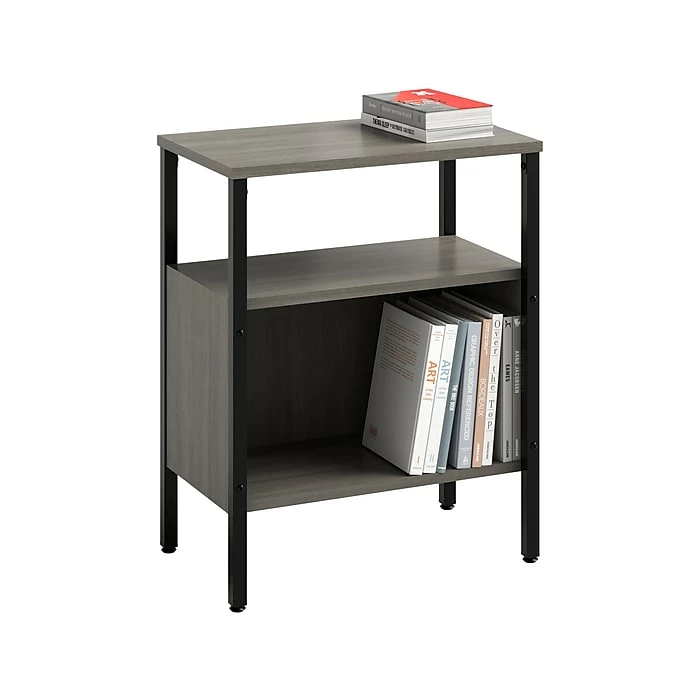 Cheap 🤩 Safco Simple 2-Shelf 30"H Bookcase, Sterling Ash (5507BLGR) 😀 - Image 5