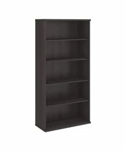 Best deal 🥰 Bush Business Furniture Hybrid 5-Shelf 73"H Tall Bookcase, Storm Gray (HYB136SG-Z) ❤️