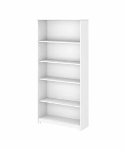 Wholesale 🛒 Bush Furniture Cabot 5-Shelf 66.3"H Bookcase, White (WC31966) ✔️