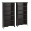 Best reviews of 😍 Bush Furniture Salinas 5-Shelf 63"H Tall Bookcase, Vintage Black, 2/Set (SAL036VB) 🥰