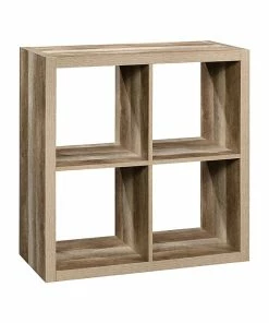 Brand new ๐ Sauder 4-Shelf 31"H Cube Bookcase, Lintel Oak (430192) ๐